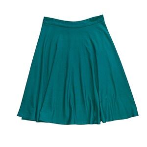 Eloquii Green Skirt Womens Size 14 Midi A Line